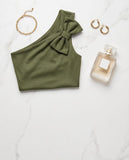 Blusa ombro único